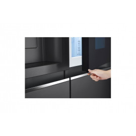 LG InstaView™ Double Door Fridge, 617L, Black